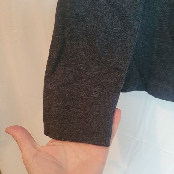 LL Bean Set of 2 Cotton Turtleneck Shirts Tan Gray Basic Casual Womens Sz Large - Picture 8 of 13